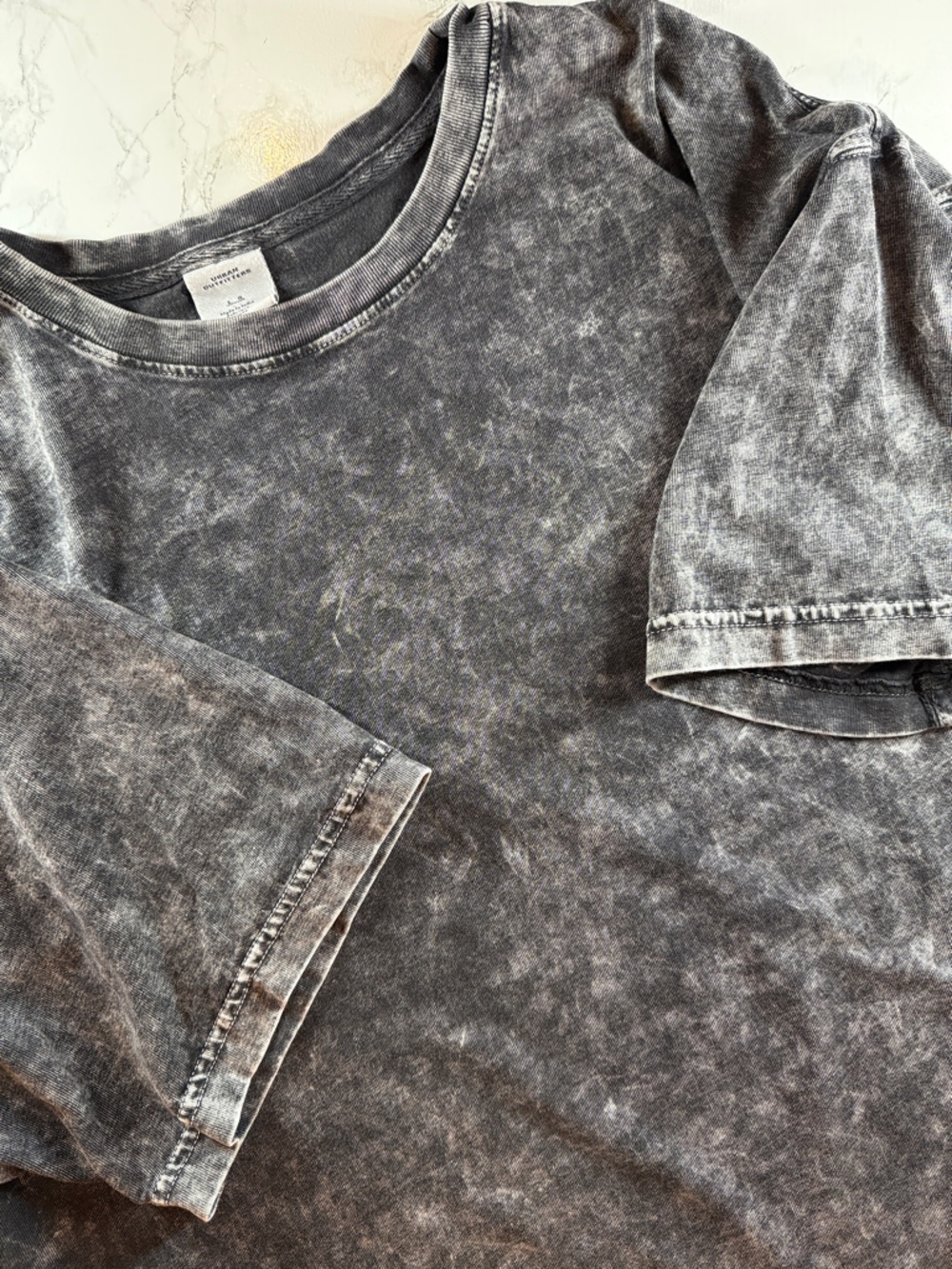 Urban Outfitters Acid Wash T-Shirt Large Gray Vintage Fade Oversized Streetwear